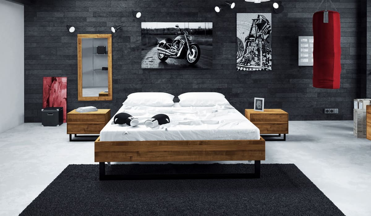 chambre style industriel