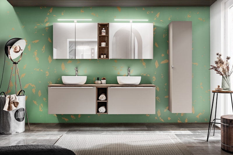 Les couleurs à éviter dans une salle de bain  Salle de bains blanche et  grise, Salle de bains gris clair, Salle de bain grise