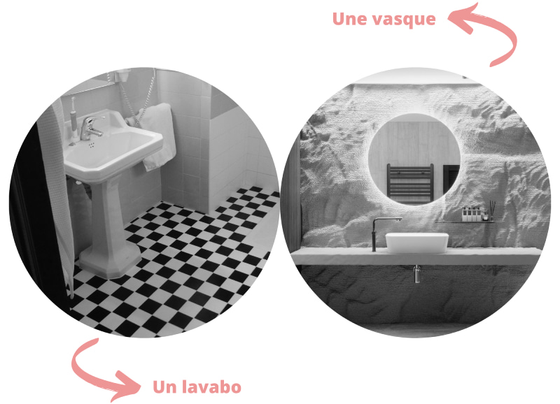 difference entre lavabo et vasque