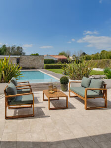 Salon de jardin bois Aracaju