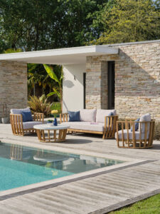 Salon de jardin bois Bogota