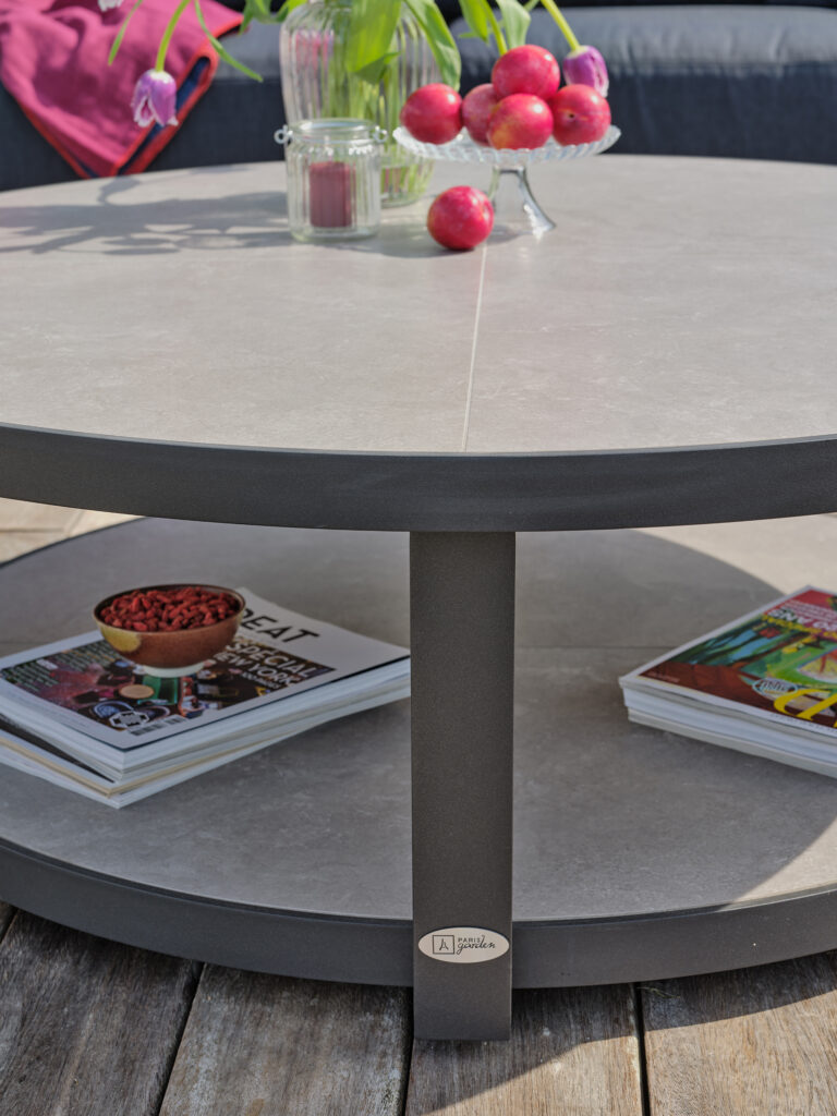 table basse ronde céramique