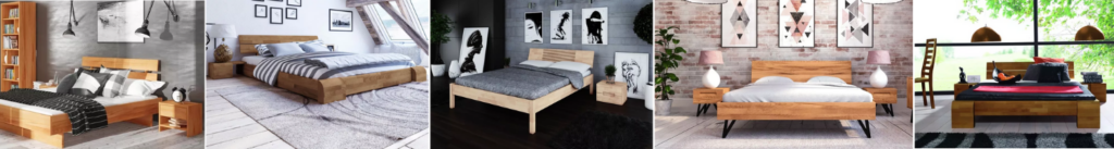 lits bois massif design House and Garden