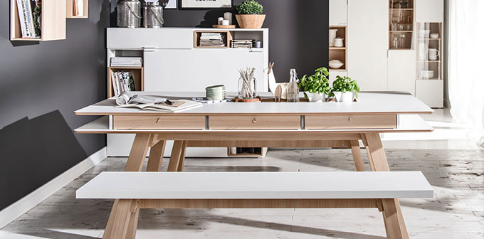 Banc table à manger bois