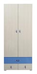 Armoire chambre bleue