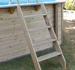 échelle en bois