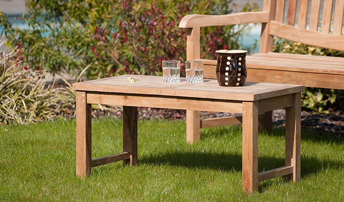 Table basse de jardin