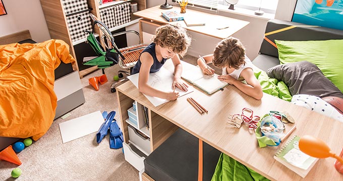 Bureau enfant en bois