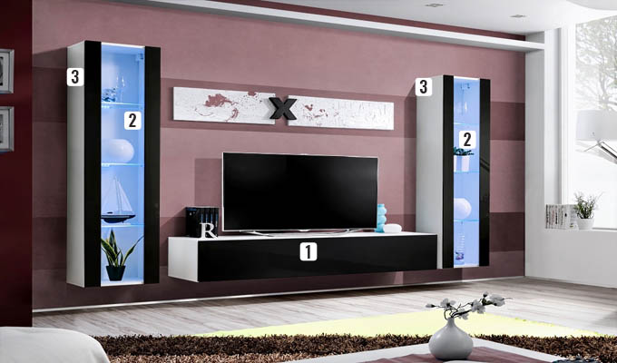 set meubles tv flyn