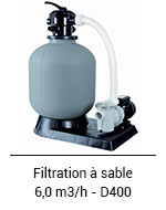 filtration à sable
