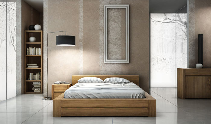 LIt adulte design en bois massif