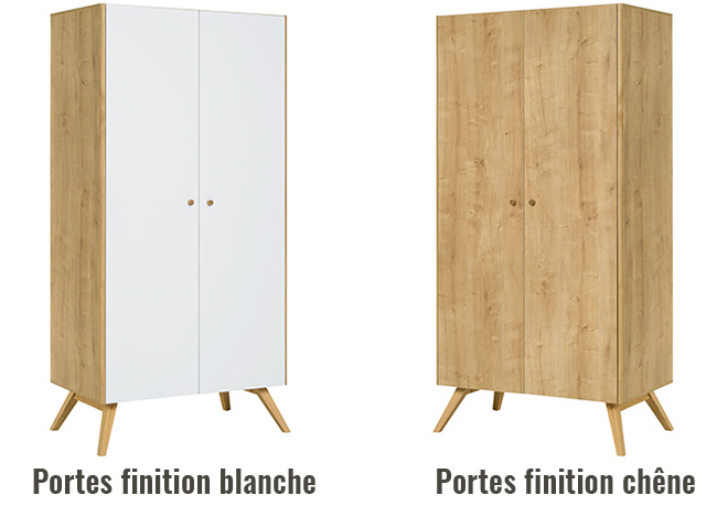 Armoire dressing chene naturel