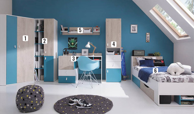 composition chambre enfant Neptune