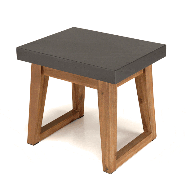 Petite table basse rectangulaire Nestor