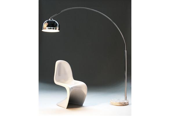 Lampadaire chrome