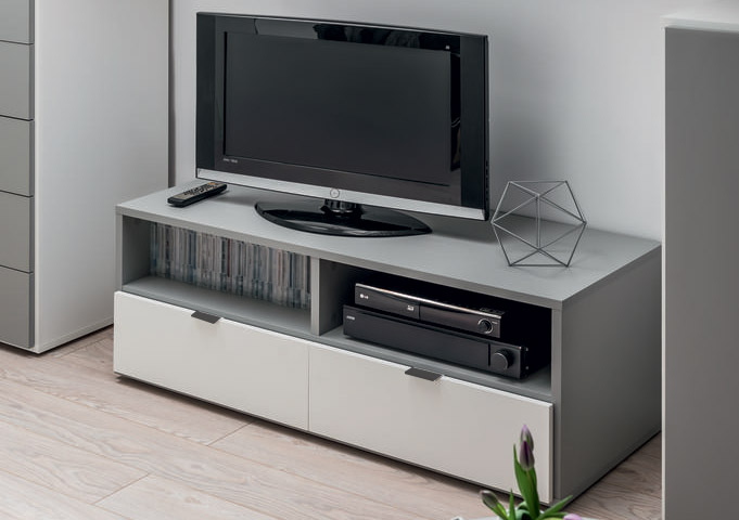 Petit meuble tv design et personnalisable en bois 120 cm - Simple