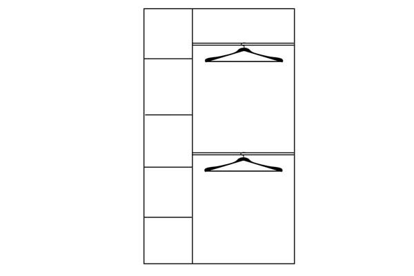 plan intérieur armoire