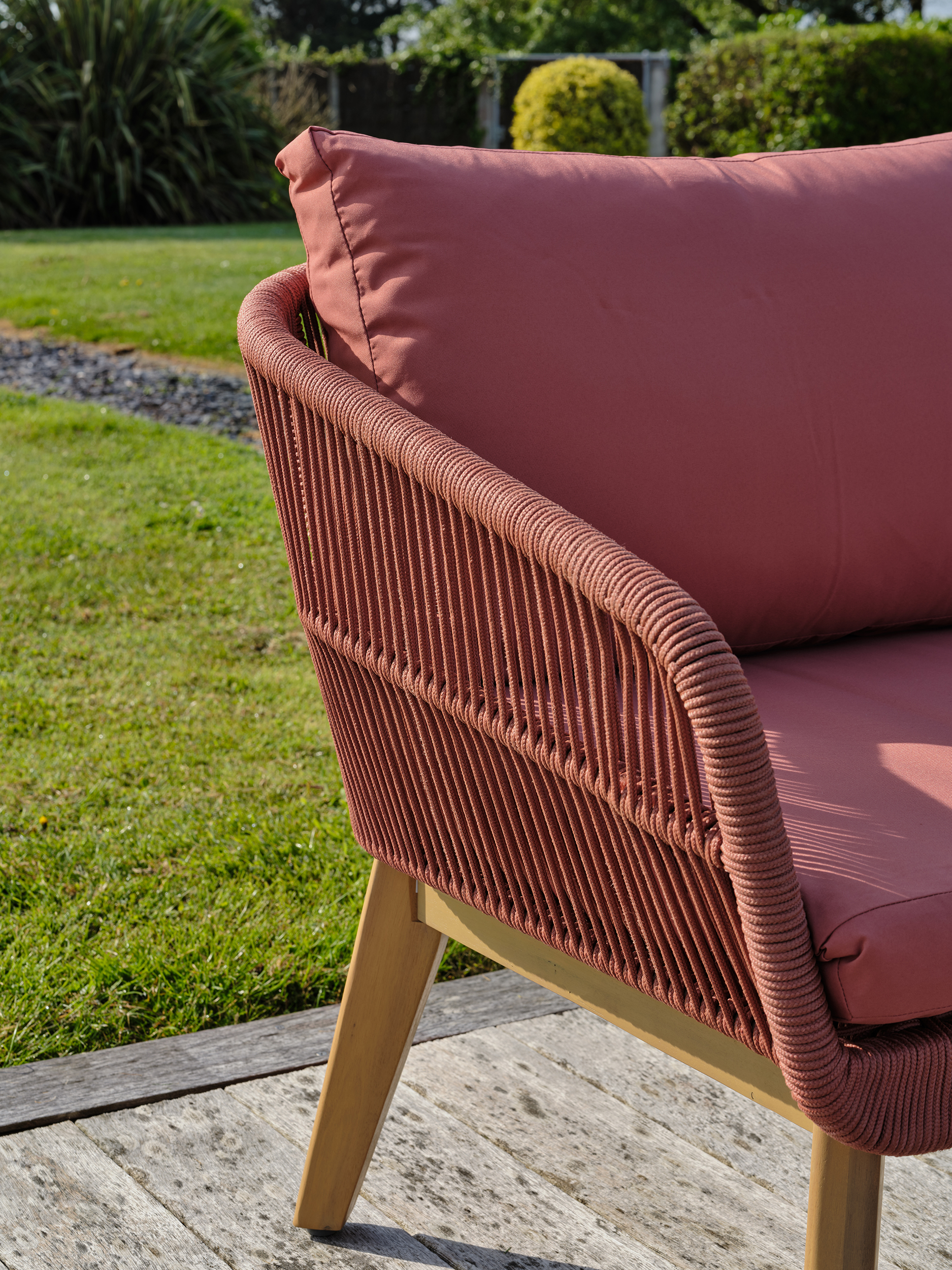 fauteuils jardin terracotta corde
