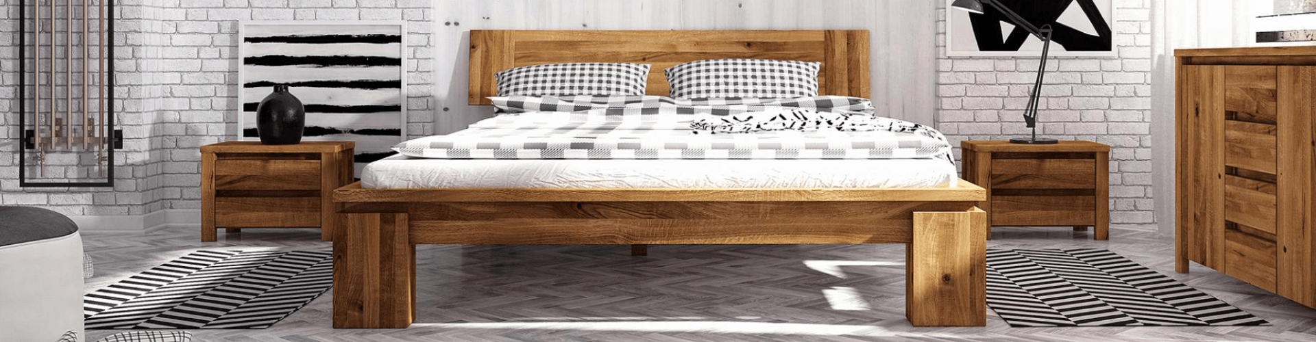 Lits en bois massif design