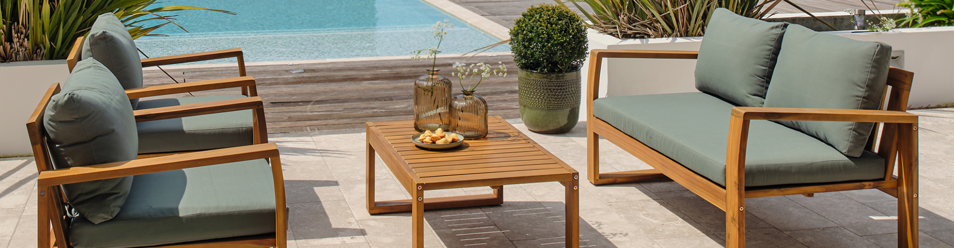 Salon de jardin design pas cher